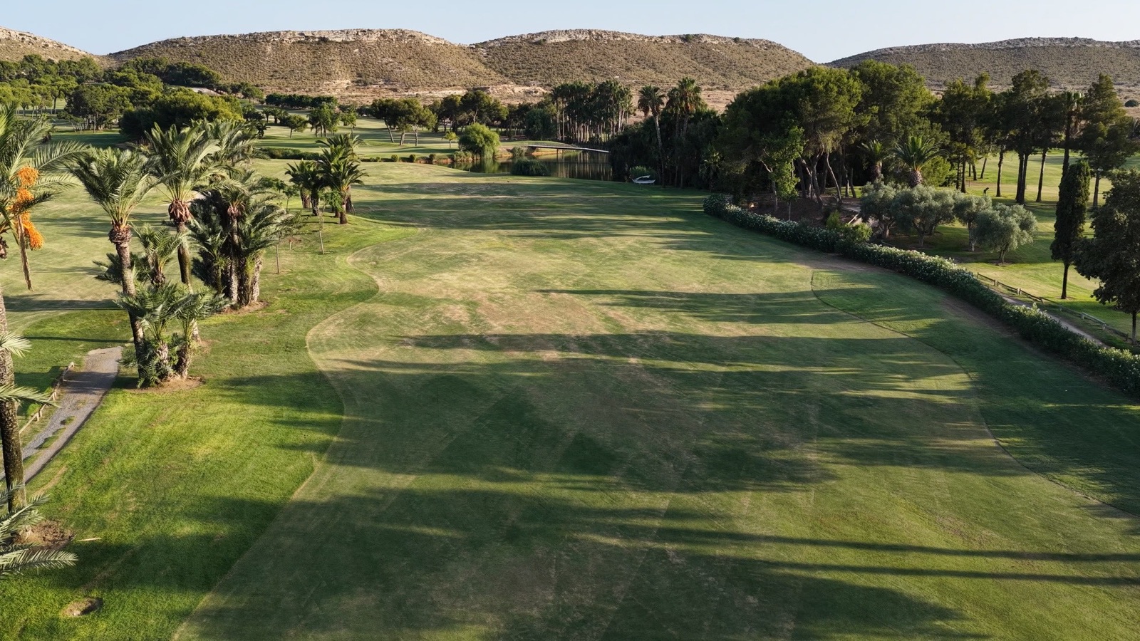 El hoyo 10, La Barca, en el Real Club de Golf El Plantío